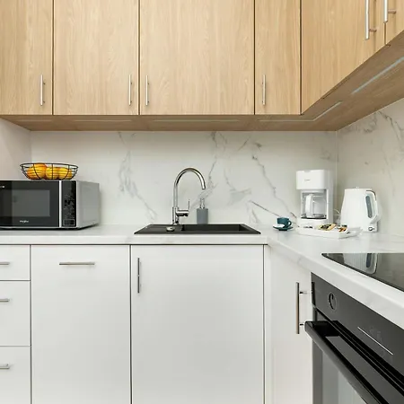 Stylish With Balcony Near Brzezno By Renters 아파트 그단스크